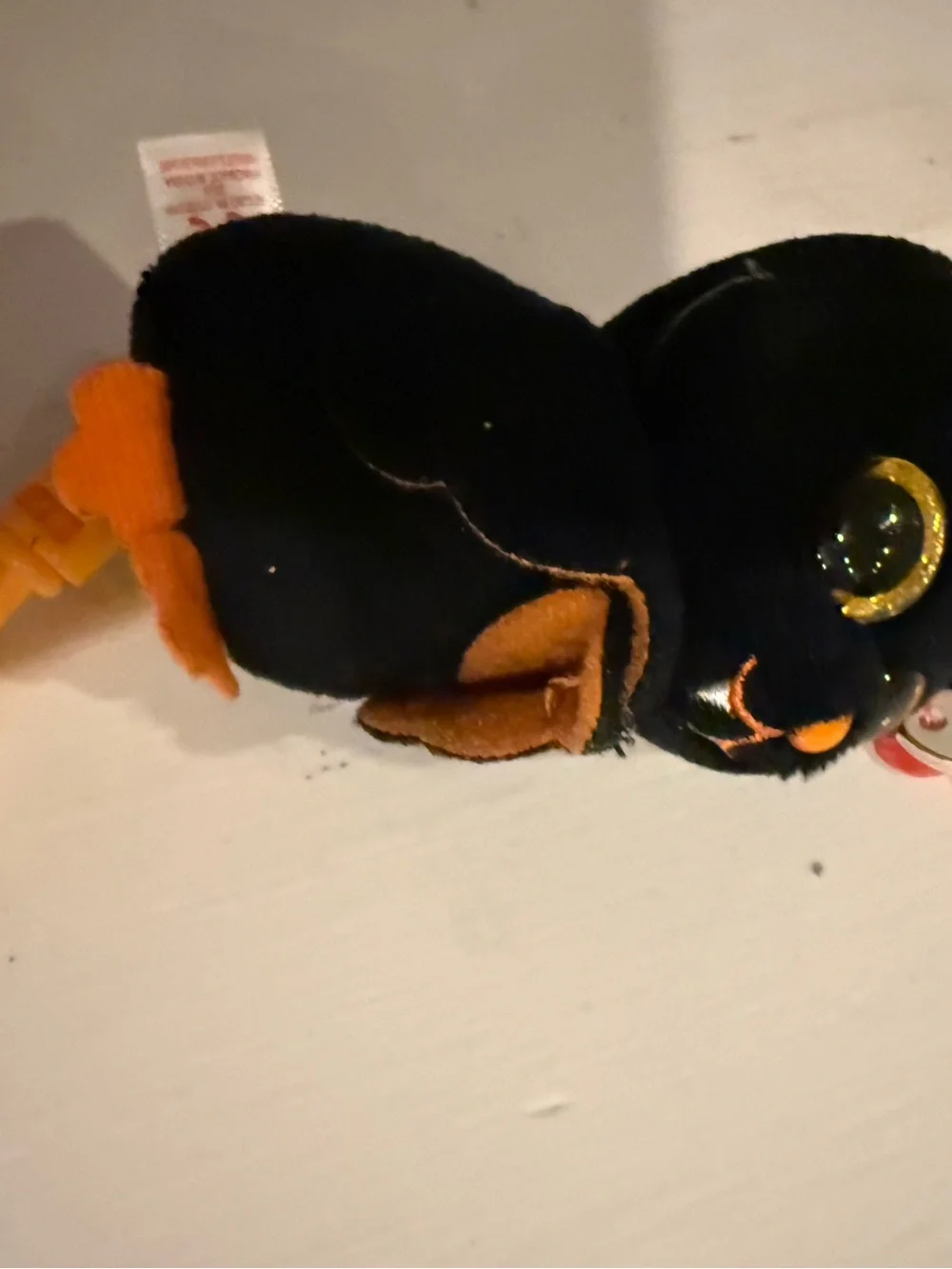 TY Beanie Boos - NYX the Halloween Bat (Glitter Eyes)(Key Clip - 3 inch)